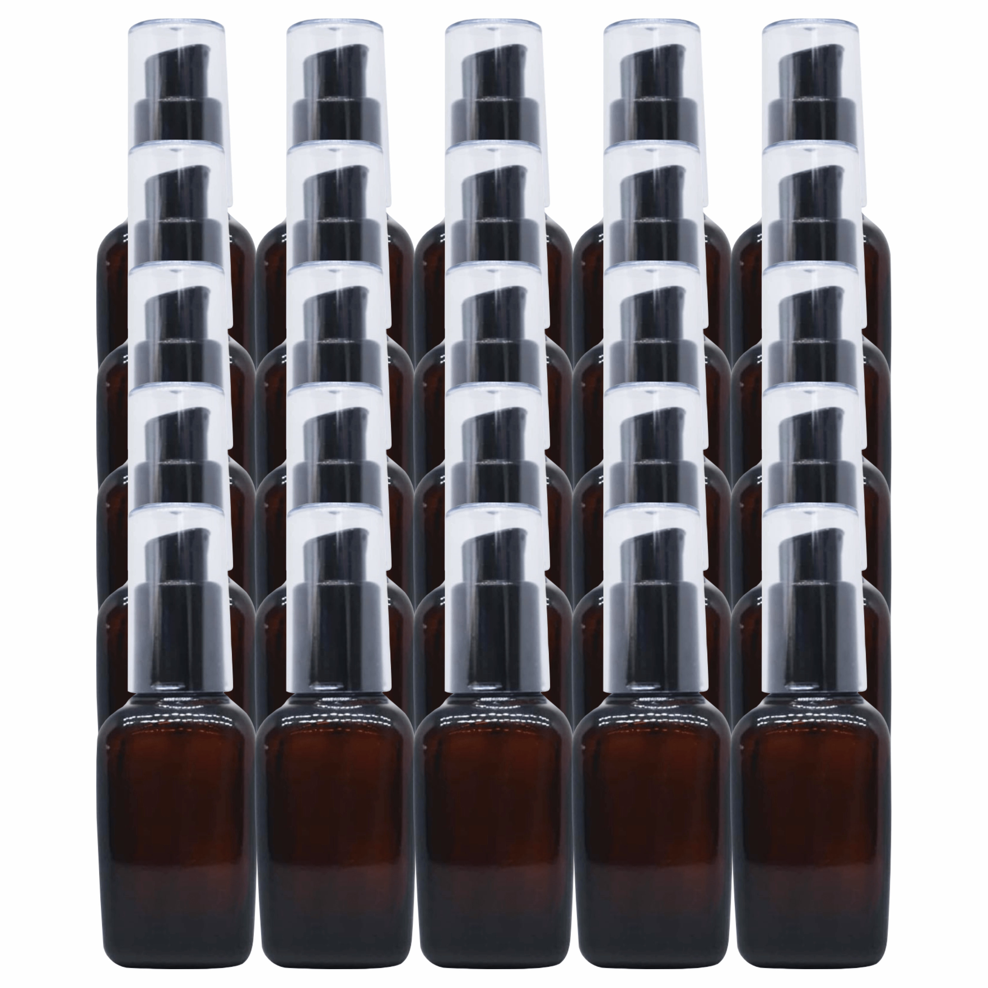 shoprythmindia Packaging,Glass Amber Bottles Pack of 50 Amber Square Glass lotion bottles with Black Pump Head and Cap 50ml shoprythmindia Packaging,Glass Amber Bottles Pack of 50 Amber Square Glass lotion bottles with Black Pump Head and Cap 50ml